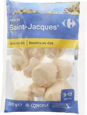 Noix de Saint-Jacques* Carrefour 300 g, code 3560071003401