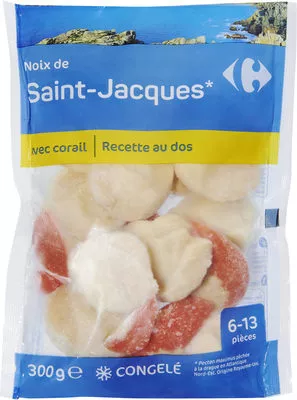 Noix de Saint-Jacques* Carrefour 300 g, code 3560071003418