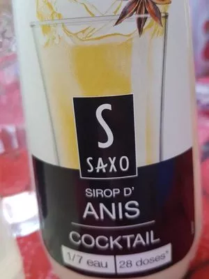 Sirop d'anis Saxo , code 3560071007546