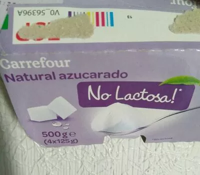 Natural azucarado No lactosa! Carrefour 500 g(4 x 125 g), code 3560071007928