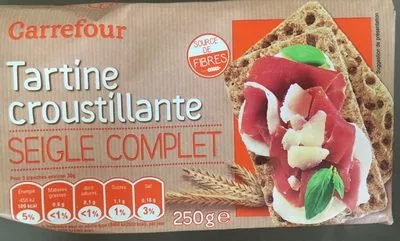 Tostada crujiente centeno integral Carrefour 250 g, code 3560071010447