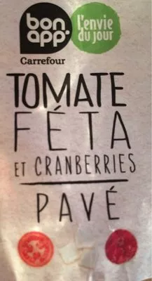 Pavé Tomate féta Carrefour , code 3560071012205