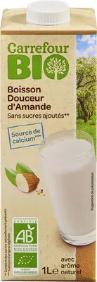 Boisson Douceur d'Amande Carrefour Bio, Carrefour 1 l, code 3560071014094