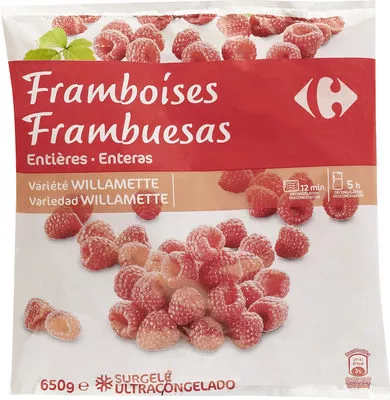 Framboises Entières Carrefour 650 g, code 3560071033712