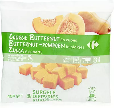 Courge Butternut en cubes Carrefour 450 g, code 3560071072797