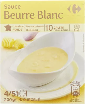 Sauce beurre blanc Carrefour 200 g, code 3560071075873