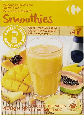 Mélange de fruits Pour Smoothies Carrefour 400 g, code 3560071082314