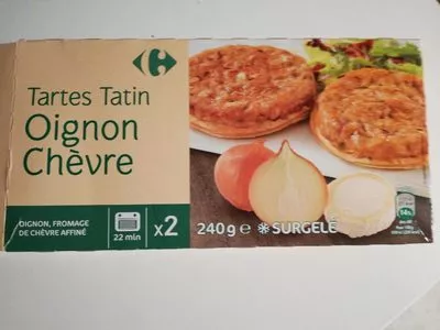 Tartes tatin oignon chèvre Carrefour , code 3560071083052