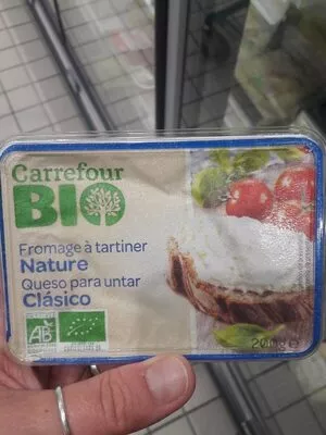 Fromage à tartiner nature Carrefour Bio 2010 g, code 3560071179861