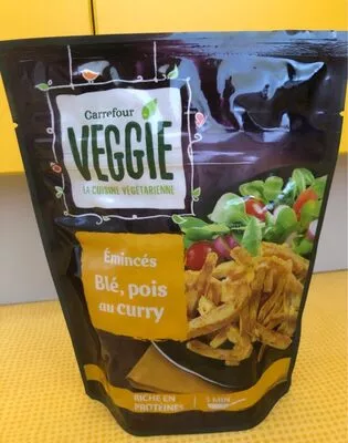 Emincés blé, pois au curry Carrefour veggie , code 3560071181840