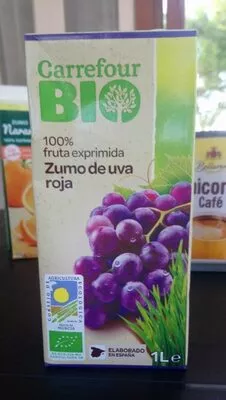 Zumo de uva roja Carrefour Bio 1 L, code 3560071182489