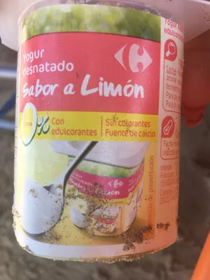 Yogur desnatado sabor limon Carrefour 500 g (4x125g), code 3560071197735