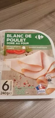 Blanc de poulet doré au four Carrefour , code 3560780872619