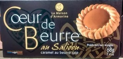 Coeur de beurre au salidou La Maison D'Armorine 68 g, code 3561770007042