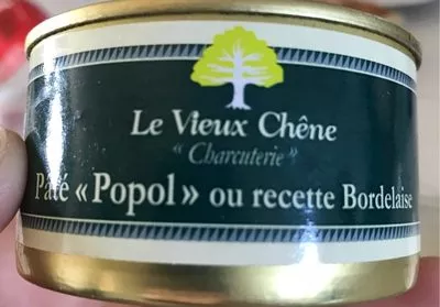 Paté Popol ou Recette Bordelaise Le Vieux Chêne 130 g, code 3563480000719