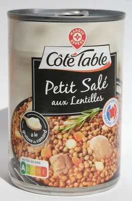 Petit Salé aux lentilles Côté Table, Marque Repère 420 g, code 3564700024461