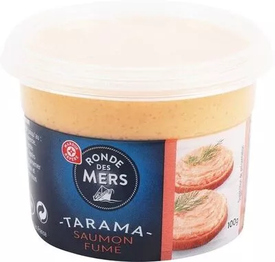 Tarama au saumon fumé Ronde des Mers, Marque Repère 100 g, code 3564700025284