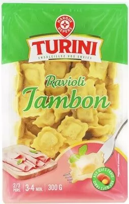 Raviolis au jambon Turini, Marque Repère 300 g, code 3564700173060