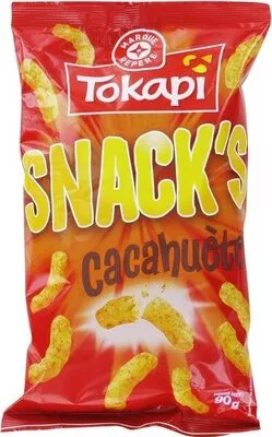 Snacks croustillants cacahuète Tokapi, Marque Repère 90 g, code 3564700202661