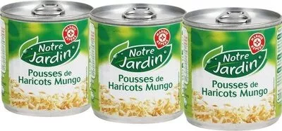 Pousses de soja Notre Jardin, Marque Repère 3 x 90 g, code 3564700313367