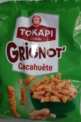 Grignot'goût cacahuete Tokapi, Marque Repère 90 g, code 3564700421376