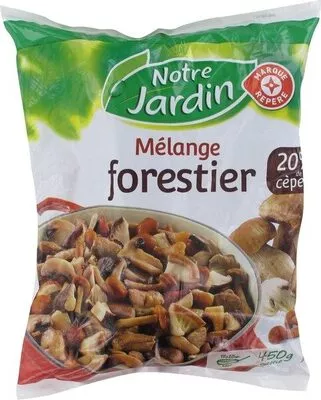 Mélange forestier portionnable Notre Jardin, Marque Repère 450 g, code 3564700433706