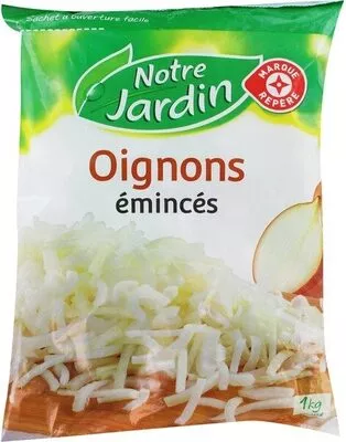 Oignons émincés Notre Jardin, Marque Repère 1 kg, code 3564700441404