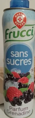 Sans sucres Parfum Grenadine Frucci, marque repère 75 cl, code 3564700507353