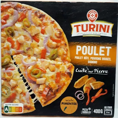 Pizza poulet Turini, Marque Repère 400 g, code 3564700519714