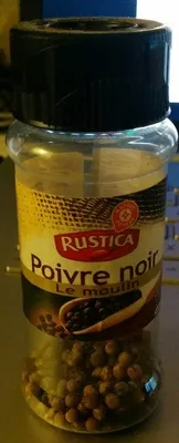 Moulin à poivre noir Rustica, Marque Repère 50 g, code 3564700546611