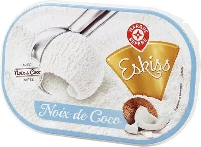 Glace Noix de Coco Marque Repère,  Eskiss 1 l, code 3564700574515