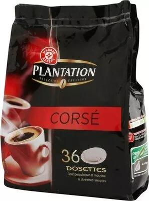 Dosettes corsé x 36 Plantation, Marque Repère 250 g, code 3564700702215