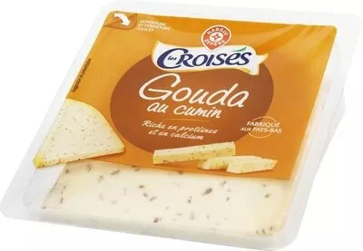 Gouda au cumin 31%mg portion Les Croisés, Marque Repère 250 g, code 3564700768570