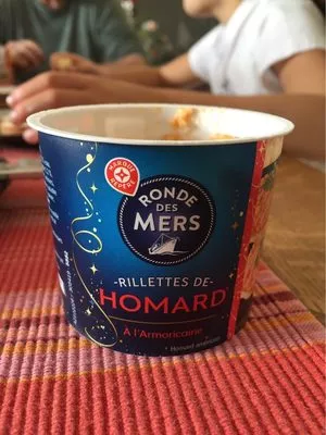 Rillettes de Homard à l'Armoricaine Ronde des Mers, Marque Repère , code 3564700829318