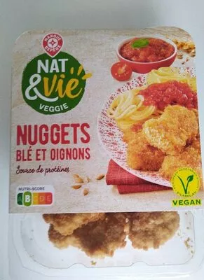 Nuggets Végétariens Nat & Vie, Marque Repère 200 g, code 3564700841112