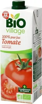 Pur jus de tomate Bio Village, Marque Repère 1021.67 g, code 3564707095686