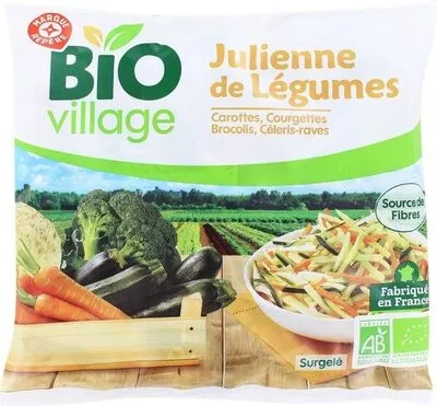 Julienne de légumes bio Bio Village, Marque Repère 600 g, code 3564707104364