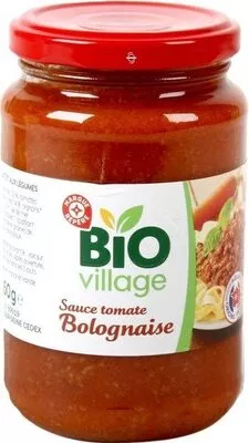 Sauce bolognaise Bio Bio Village, Marque Repère 350 g, code 3564707116374