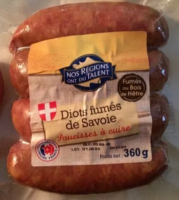 Diots fumés de Savoie Nos Régions ont du Talent 360 g, code 3564709001524