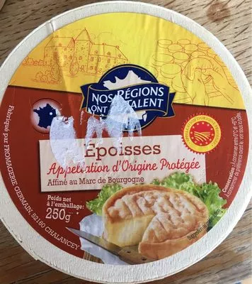 Epoisses affiné au Marc de Bourgogne Nos régions ont du talent,  Leclerc , code 3564709040837