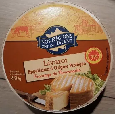 Livarot AOP (22% MG) Nos Régions ont du talent, Fromagerie de Livarot 250 g, code 3564709162683