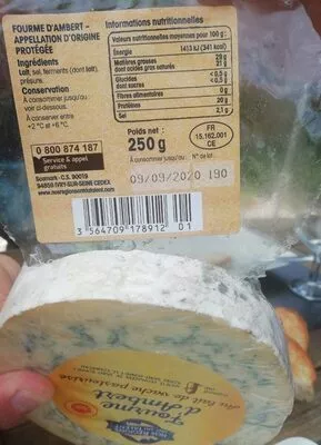 Fourme d'Ambert Nos Régions Ont Du Talent 250 g, code 3564709178912