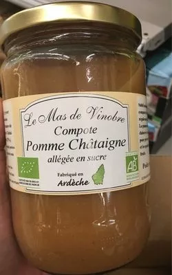 Compote pomme chataigne  , code 3566146600018