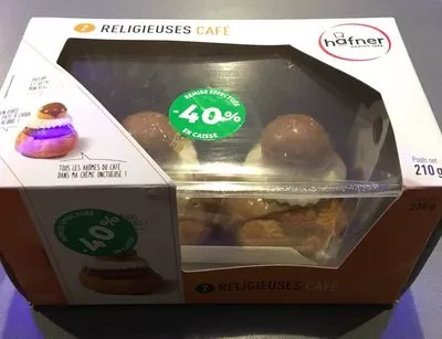 2 Religieuses au Café Hafner 210 g, code 3567741001002