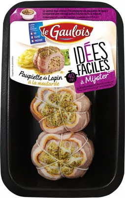 Paupiettes de lapin x3 à mijoter Le Gaulois 450 g, code 3571320877100