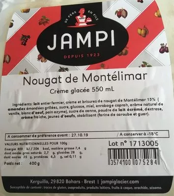 Nougat de Montélimar Jampi 440 g - 550 ml, code 3574100075284