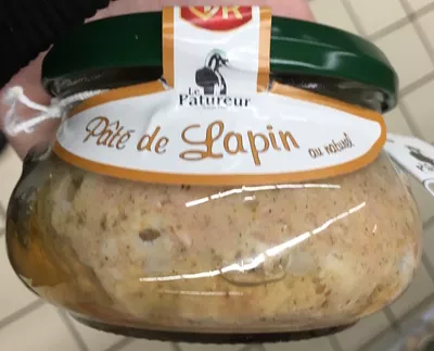 Pâté de Lapin au naturel Le Patureur 200 g, code 3576620001804