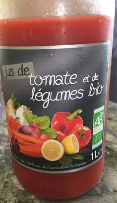 Jus de tomate et legumes bio Agidra 1L, code 3580283512331