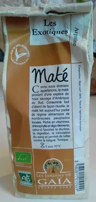 Les Exotiques Maté (infusion) Les Jardins de Gaïa 100 g, code 3582811010029