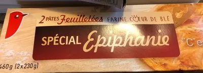 Pâte Feuilletée Spécial Épiphanie Auchan 460 g (2 * 230 g), code 3596710089512